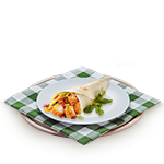 Deep Fried Chicken Goujons & Cheese Wrap 